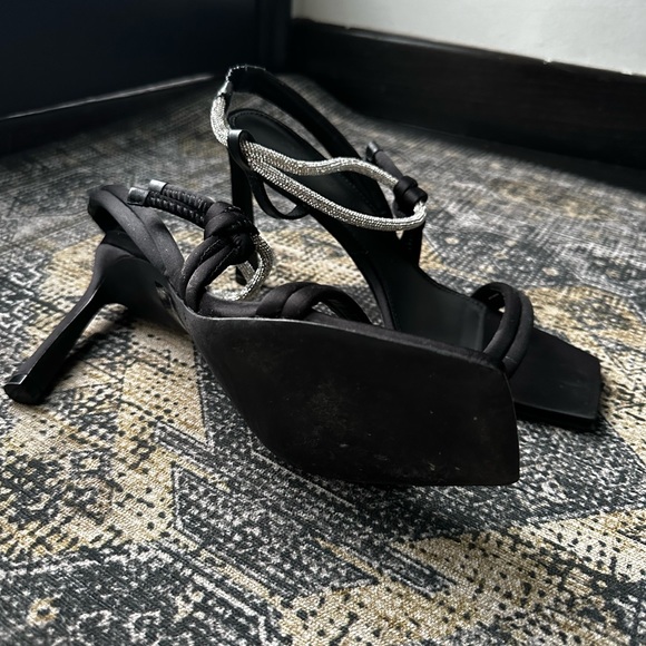 JONATHAN SIMKHAI satin crystal sandals - Picture 8 of 8